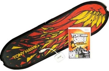 Tony Hawk Shred Big Air! Bigger Tricks! + Dongle + Skateb..., Spelcomputers en Games, Ophalen of Verzenden, Zo goed als nieuw