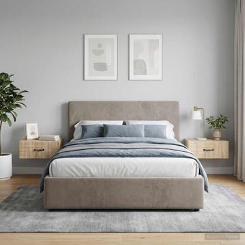 vidaXL Wandbeugel Bedkast 2 st Sonoma Eiken 49 x 34,5 x 20, Minder dan 45 cm, Verzenden, Nieuw, Minder dan 55 cm