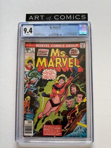 Ms Marvel (Vol. 1) #1 - CGC 9.4 - 1st appearance of Carol, Boeken, Strips | Comics, Nieuw