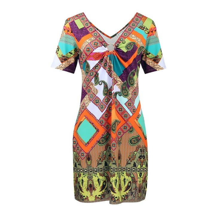 NSC Studio Los Angeles • mini jurk • M, Kleding | Dames, Jurken, Oranje, Nieuw, Maat 38/40 (M), Verzenden