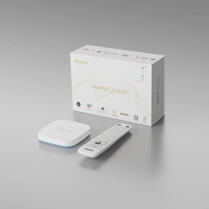 Xsarius Avant 3+ Ultra 4K OTT Android Media Streamer - white, Audio, Tv en Foto, Mediaspelers, Nieuw, Ophalen of Verzenden