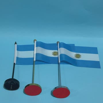 Argentijnse Bureauvlag 14x21cm - Nationaal Banier voor Burea, Verzenden, Nieuw