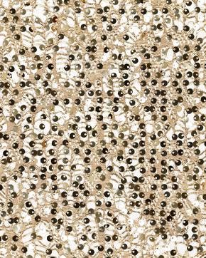 Glitter Kant Pailletten Goud, Hobby en Vrije tijd, Stoffen en Lappen, Nieuw