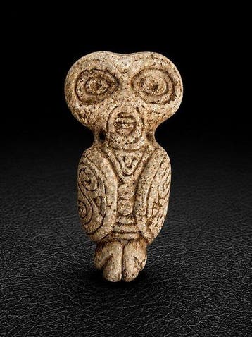 Taino-cultuur uil-idool uit de 10e tot 15e eeuw na Christus