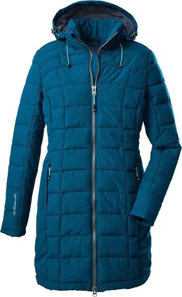 Gewatteerde Dames Jas - 59% Korting | Nieuwstaat, Killtec, Blauw, Ophalen of Verzenden, Maat 36 (S)