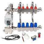 Mijbra RVS vloerverwarming verdeler met pomp | onder, Verzenden, Nieuw