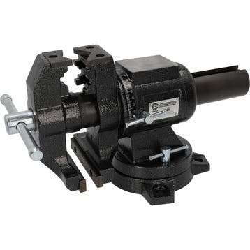 Competition 2-in-1 Bankschroef 125mm – Draaibaar &, Verzenden, Nieuw