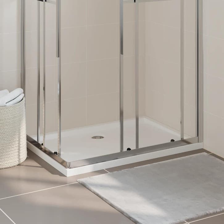 vidaXL Douchebak rechthoekig 70x100 cm ABS wit, Doe-het-zelf en Verbouw, Sanitair, Nieuw, Verzenden