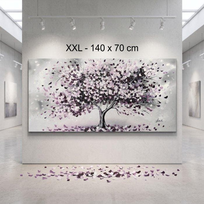 Monika Spiewak - Tree - Oil Painting Stretched On The Frame, Antiek en Kunst, Kunst | Schilderijen | Modern