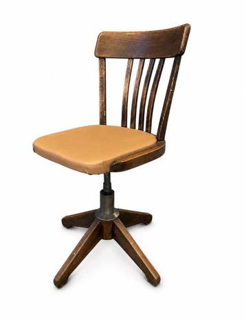 Sedus - Bureaustoel - Hout, Metaal - Houten bureaudraaistoel