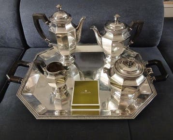 Christofle - Koffie- en theeservies - Verzilverd