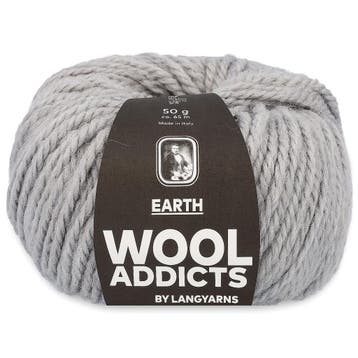 WoolAddicts Earth - 03 lichtgrijs mix - Alpacawol Garen, Hobby en Vrije tijd, Breien en Haken, Ophalen of Verzenden, Nieuw