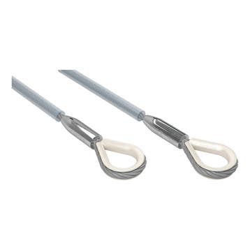 FORTEX PVC Steel 3 meter - Ø10mm 1T staalkabel 6x 36 + stk, Muziek en Instrumenten, Licht en Laser, Verzenden, Nieuw