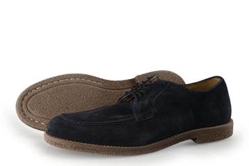 Manfield Veterschoenen in maat 42 Blauw, Kleding | Heren, Schoenen, Manfield, Zo goed als nieuw, Veterschoenen, Verzenden
