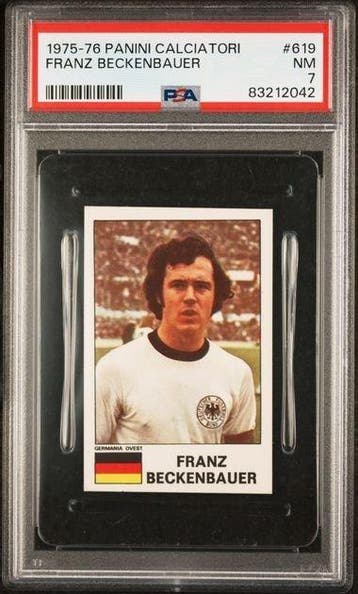 Panini 1975-76 Panini Calciatori Franz Beckenbauer - PSA 7 -, Nieuw