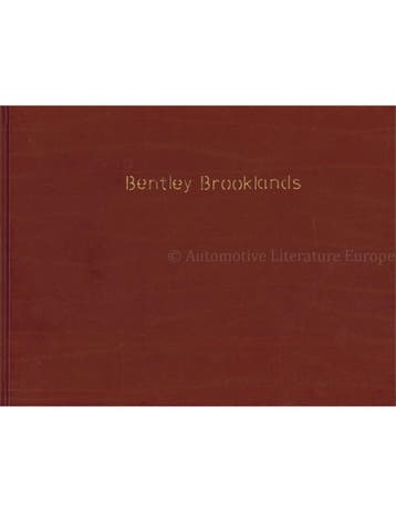 BENTLEY BROOKLANDS, RCX54890, Nieuw, Author