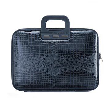 Bombata Shiny Cocco 15 inch Laptoptas Glimmend Blauw, Verzenden, Nieuw