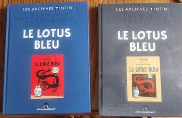 Les Archives Tintin - Le Lotus Bleu - 2 Album - Herdruk, Boeken, Nieuw