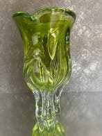 Mid-Century Bohemian Art Glass Vase - Josef Hospodka for, Antiek en Kunst, Antiek | Glas en Kristal