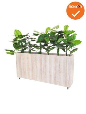 Verrijdbare plantenbak - 160x80cm - Scandinavisch eiken, Werkplek, Ophalen of Verzenden, Gebruikt, Overige typen