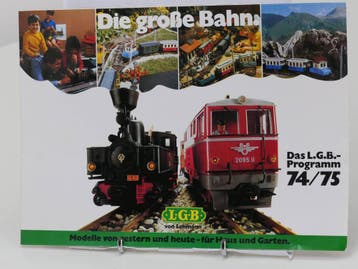 LGB von Lehmann Die Große Bahn. Das LGB Programm 74/75, Ophalen of Verzenden, Gebruikt, Overige typen