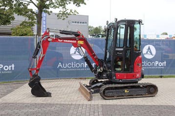 Veiling: Minigraver Yanmar ViO23-6 Diesel 14.6kW 2022, Ophalen, Graafmachine