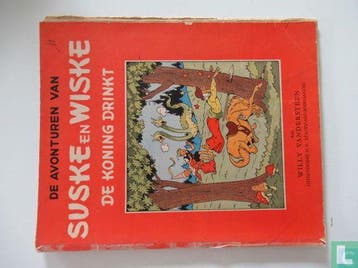 Suske en Wiske - De koning drinkt  - 1952, Boeken, Stripboeken, Eén stripboek, Verzenden, Gelezen, Vandersteen, Willy.