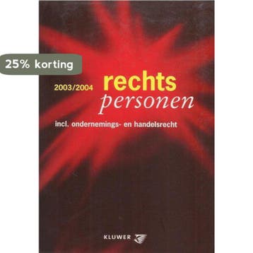 Rechtspersonen - Auteur  9789026841439, Verzenden, Gelezen, Auteur
