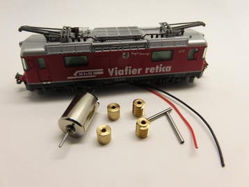 Micromotor NH023C Kato RhB GE 4/4 II, Hobby en Vrije tijd, Overige merken, Gelijkstroom, Verzenden, Overige typen