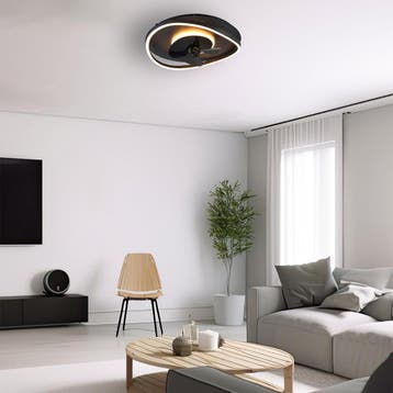 LED Plafondlamp met Ventilator - Plafondventilator - Trion, Ophalen of Verzenden, Nieuw, Metaal