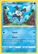 Galarian Mr. Mime 030/159 Crown Zenith, Hobby en Vrije tijd, Verzamelkaartspellen | Pokémon, Ophalen of Verzenden, Nieuw, Losse kaart