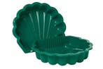 Zandbak Schelp Groen - Kunststof - Met Deksel - 87x78 cm, Ophalen of Verzenden, Nieuw