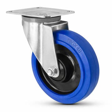 FORTEX Blue Wheel zwenkwiel Ø160mm WLL 300 kg, Verzenden, Nieuw
