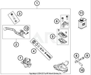 OEM Cover handbrake KTM SX65 SX85 2014-2022, Ophalen of Verzenden, Nieuw