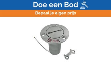 Bieden: Ferretti F630 fuel filler cap stainless, Watersport en Boten, Ophalen of Verzenden, Nieuw, Motor en Techniek, Zeilboot of Motorboot