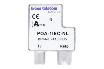 Braun Telecom POA-1B IEC-NL Enkeldop Einddoos met, Ophalen of Verzenden, Nieuw