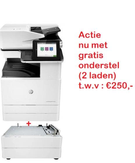 HP - HP Color LaserJet Managed MFP E87640DN (X3A87A), Computers en Software, Printers, Ingebouwde Wi-Fi, Kleur printen, Nieuw