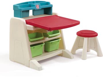 Step2 Flip & Doodle Easel Bureau - 2-in-1 kinderbureau en, Verzenden, Nieuw