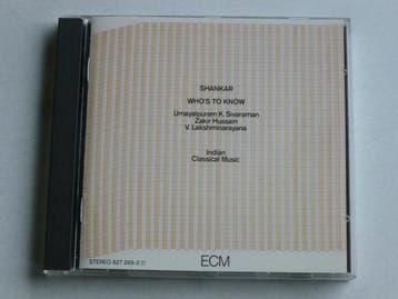 Shankar - Whos to Know (ECM), Cd's en Dvd's, Ophalen of Verzenden, Zo goed als nieuw
