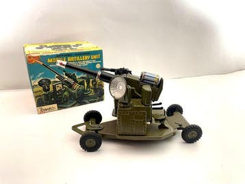 Toy Nomura - Blikken speelgoed - Mobile Artillery Unit -