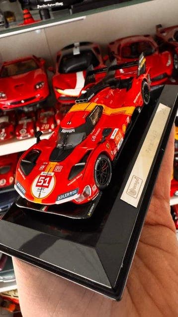 Bburago 1:43 - Modelauto - Ferrari 499P #51 Winner 24h, Nieuw