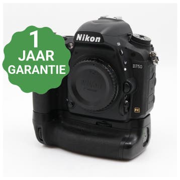 Digitale fotocamera  Nikon D750 + MB-D16, Verzenden, Gebruikt, Nikon