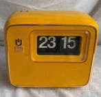 Klok - Copal T-5 flip clock – Space Age klapklok – geel –