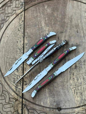 Keukenmes - Kitchen knife set - Laguiole Bougna Met Bee