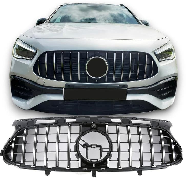 Panamericana GT Grille geschikt voor Mercedes H247 GLA AMG-L, Auto diversen, Tuning en Styling, Ophalen of Verzenden