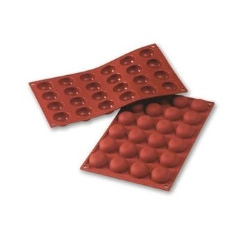 Siliconen Bakvorm Pomponette Ø34h16mm (24), Verzenden, Nieuw