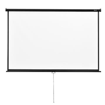 Projectiescherm wit en zwart 203x203 cm 113, Audio, Tv en Foto, Beamers, Verzenden, Nieuw