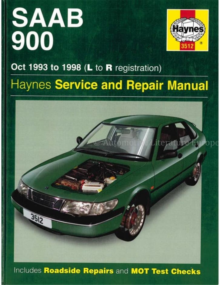 1993 - 1998 SAAB 900 VRAAGBAAK ENGELS, Auto diversen, Handleidingen en Instructieboekjes