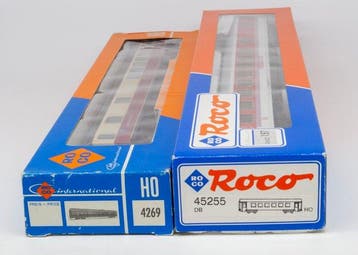 Roco H0 - 4269 & 45255 - Model treinwagon (2) - DB, Nieuw