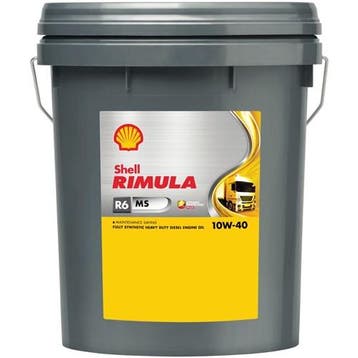 Shell Rimula R6 Ms 10W40 20L, Verzenden